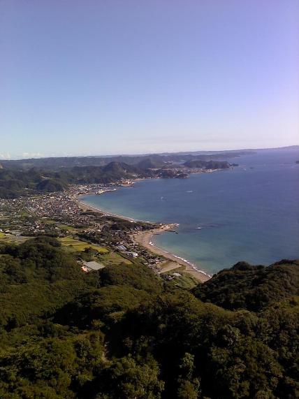鋸山ロープウェイ山頂乗り場からの景色 鋸山ロープウェイ山頂乗り場からの景色